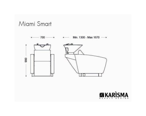 Мойка парикмахерская MIAMI SMART RELAX