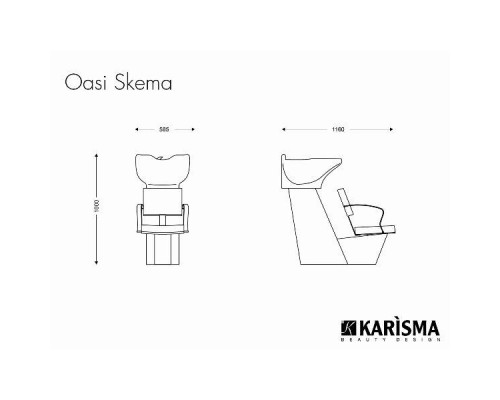 Мойка парикмахерская OASI SKEMA